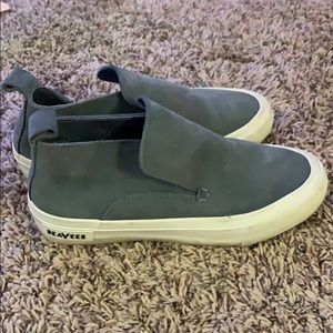 COPY - Seavees grey slip on shoes